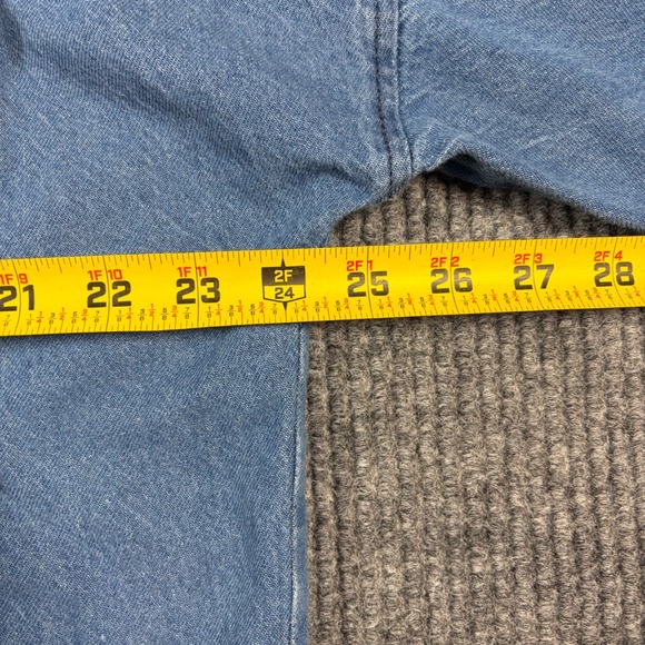 Elan Shirt Women's S Rock & Roll Distressed Denim Oversized Shacket Casual - Picture 7 of 7